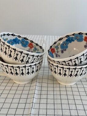 NWOT ~ Set of 4 - Anthropologie Cups ~  ISIDRE collection